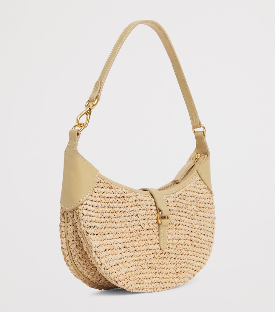 Polo Ralph Lauren Mini Raffia Polo ID shoulder bag, UK version