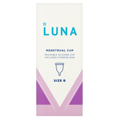 Superdrug Luna Menstrual Cup Medium Silicone Reusable