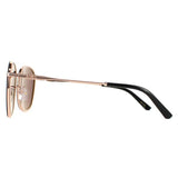Bally BY0053-K gold women sunglasses with blue lenses, UK version