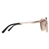 Bally BY0053-K gold women sunglasses with blue lenses, UK version