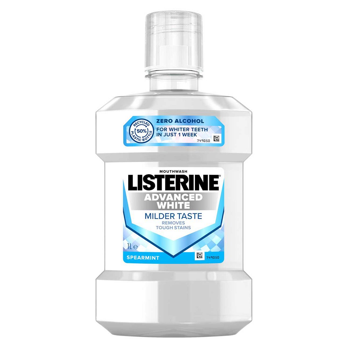 Listerine Advanced White Milder Taste Mouthwash 1L GOODS Boots   