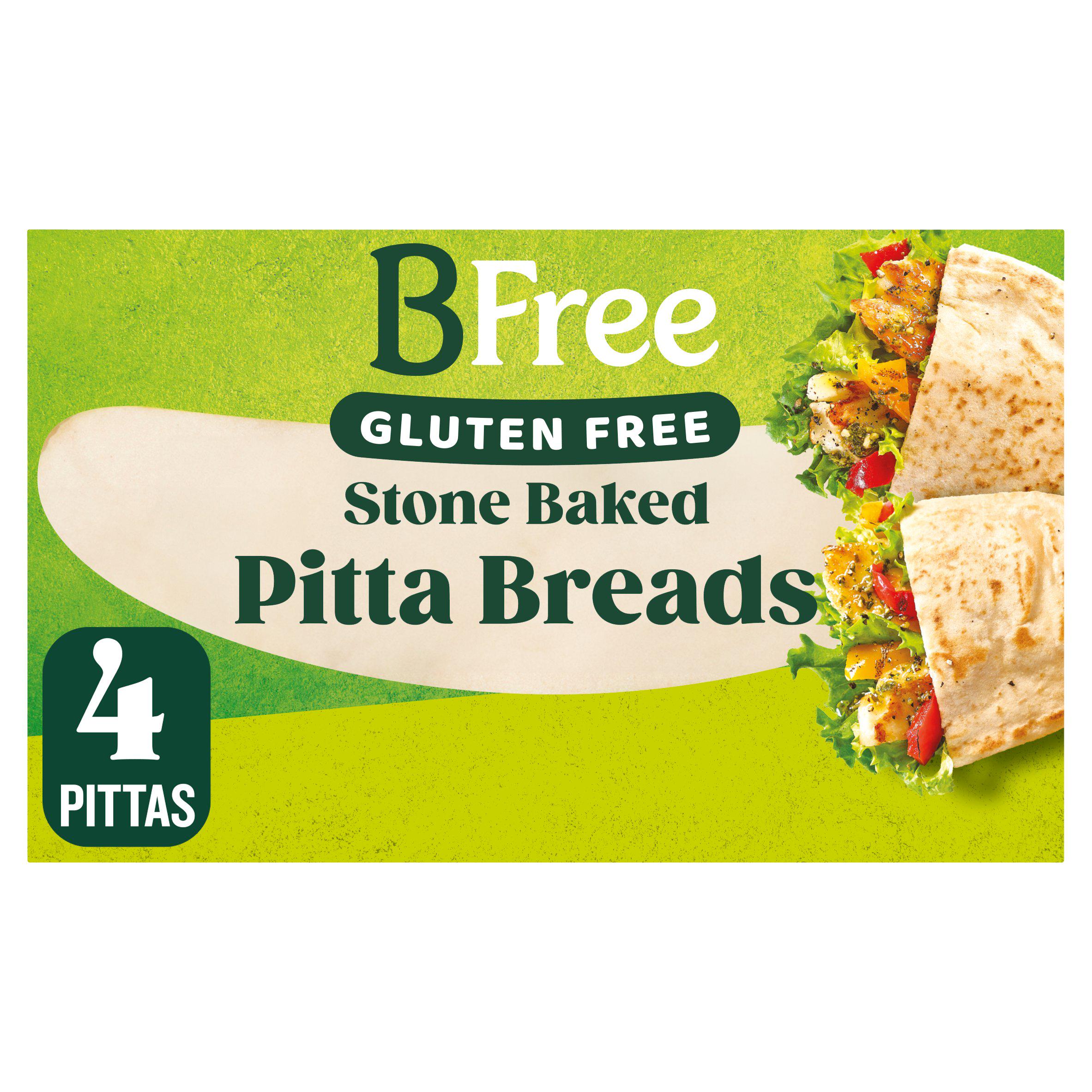 BFree Pitta Breads Stone Baked 4x55g (220g) GOODS Sainsburys   