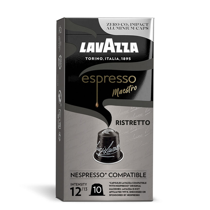 Lavazza Espresso Maestro Ristretto Dark Roasting 10 Capsules 57g GOODS ASDA   