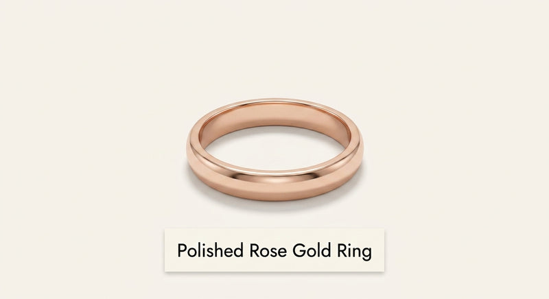 Cartier rose gold diamond wedding ring, imported from the UK