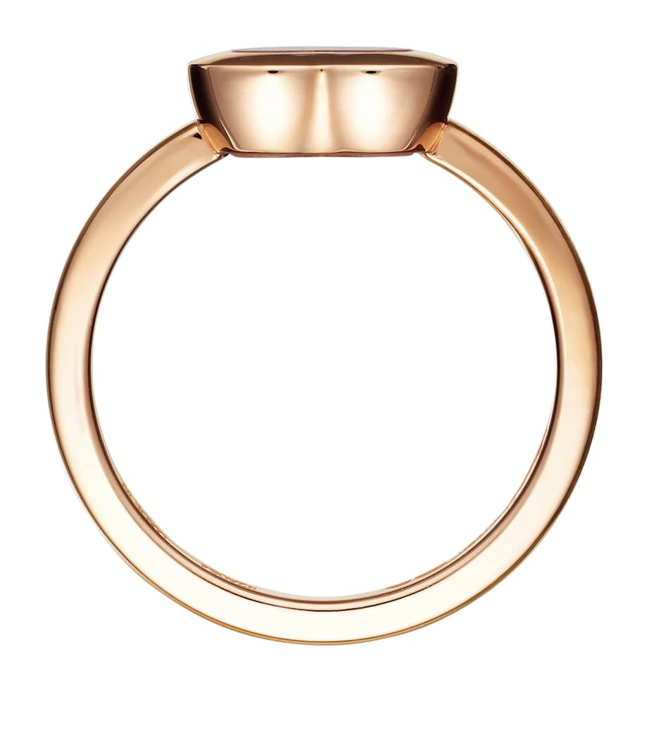 Chopard Rose Gold Diamond Happy Diamonds Ring, imported from the UK