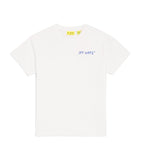 Off-White Kids Cotton Arrows T-Shirt for ages 4-12+ years, imported from the UK