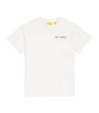 Off-White Kids Cotton Arrows T-Shirt for ages 4-12+ years, imported from the UK