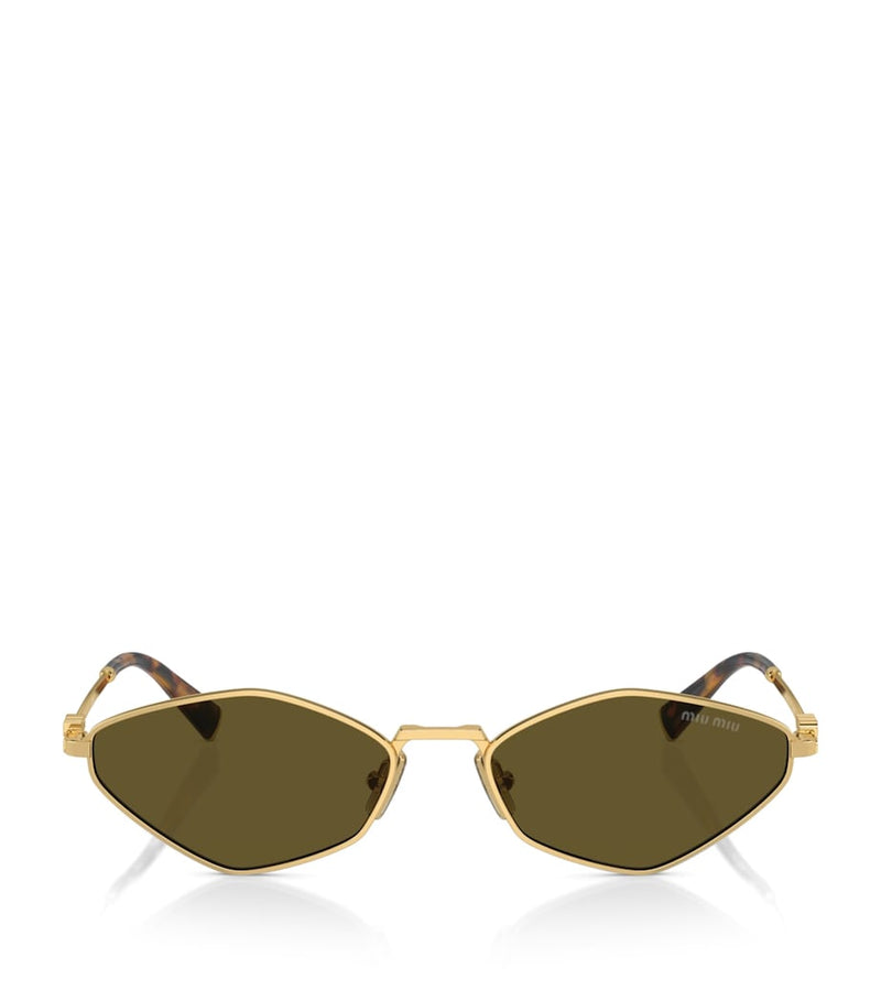 Miu Miu metal oval sunglasses - British product