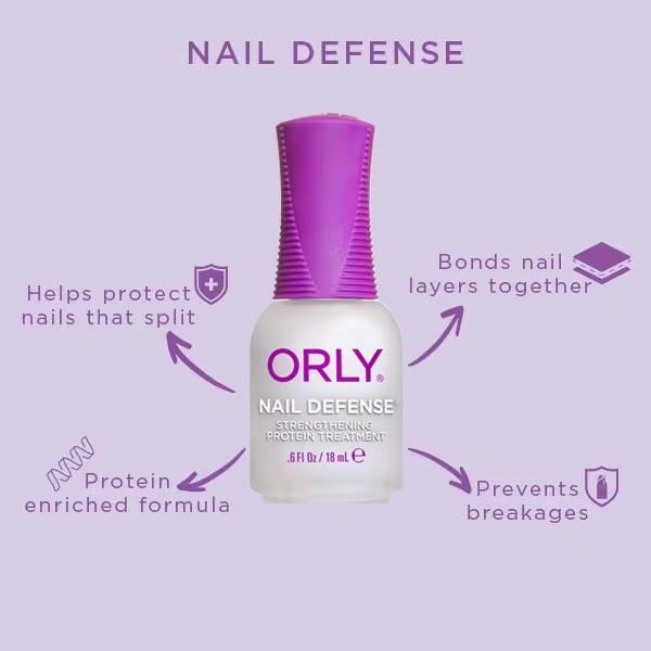 Orly Nail Defense strengthener 18ml, imported from the UK