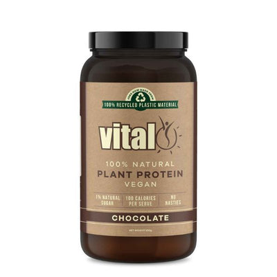 Superdrug Vital Chocolate Plant Protein Powder 500g- Buy online at McGrocer