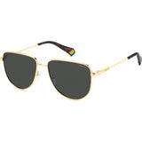 Polaroid Gold PLD 6196 56 sunglasses, imported from the UK