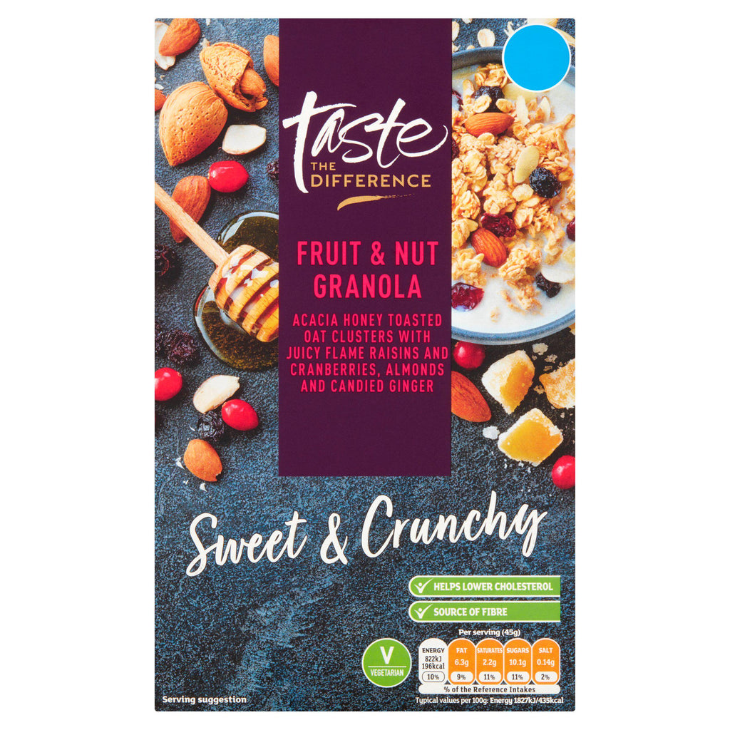 Sainsbury's Fruit & Nut Granola, Taste the Difference 500g