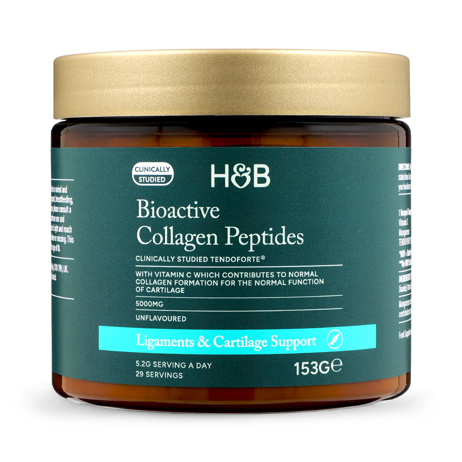 Holland & Barrett Collagen Peptides Unflavoured 153g, UK version