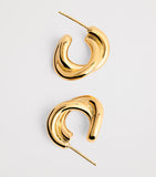 LIÉ STUDIO The Diana hoop earrings 1.5cm - British product