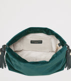 Aspinal of London Freida top-handle velvet bag - British product