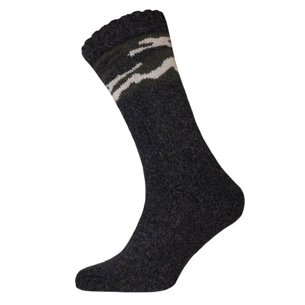 Mens Camo Heavy Gauge Boot Socks (UK 6-11) GOODS Superdrug Charcoal  