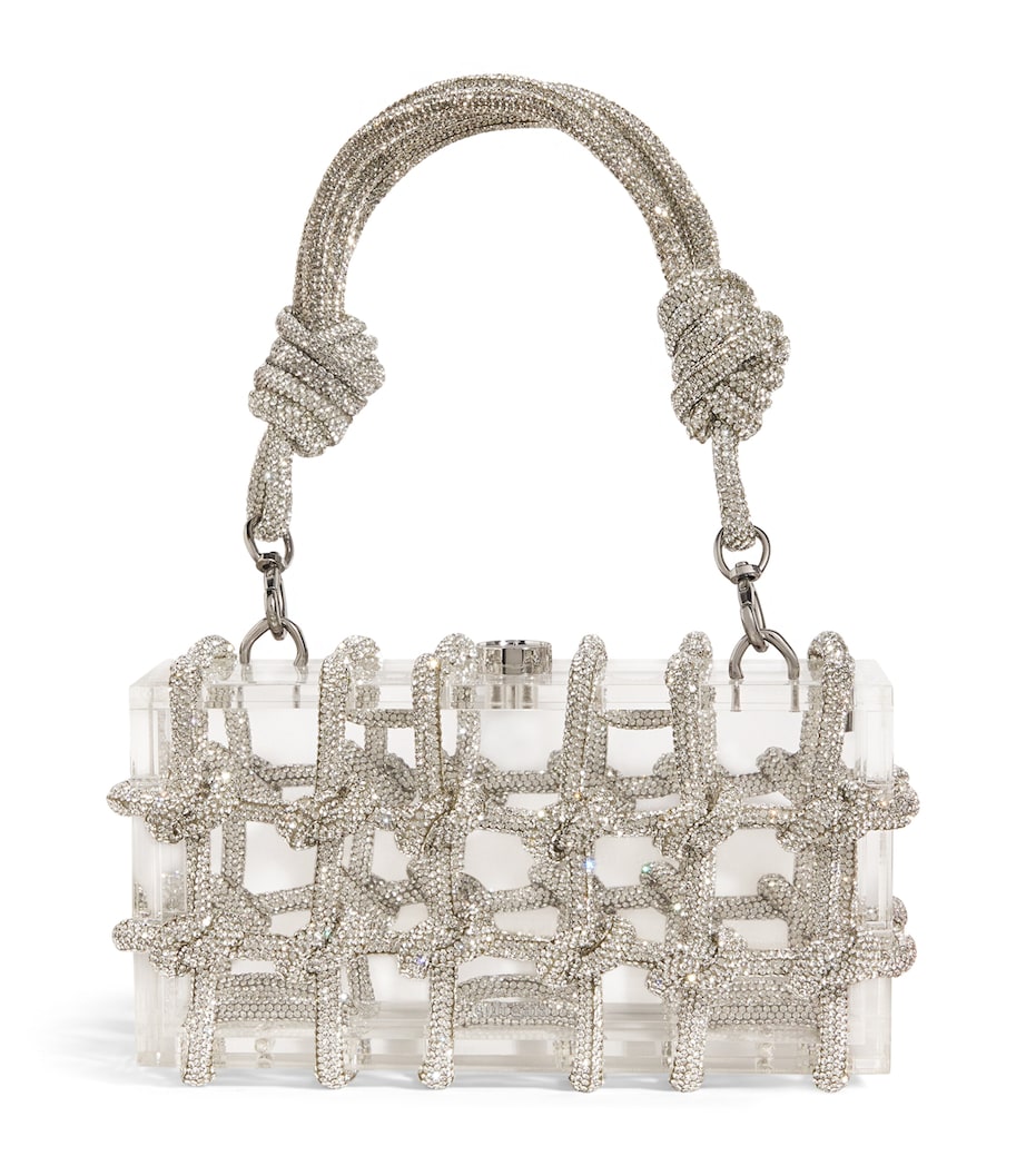 Cult Gaia rhinestone Bess shoulder bag acrylic, UK version