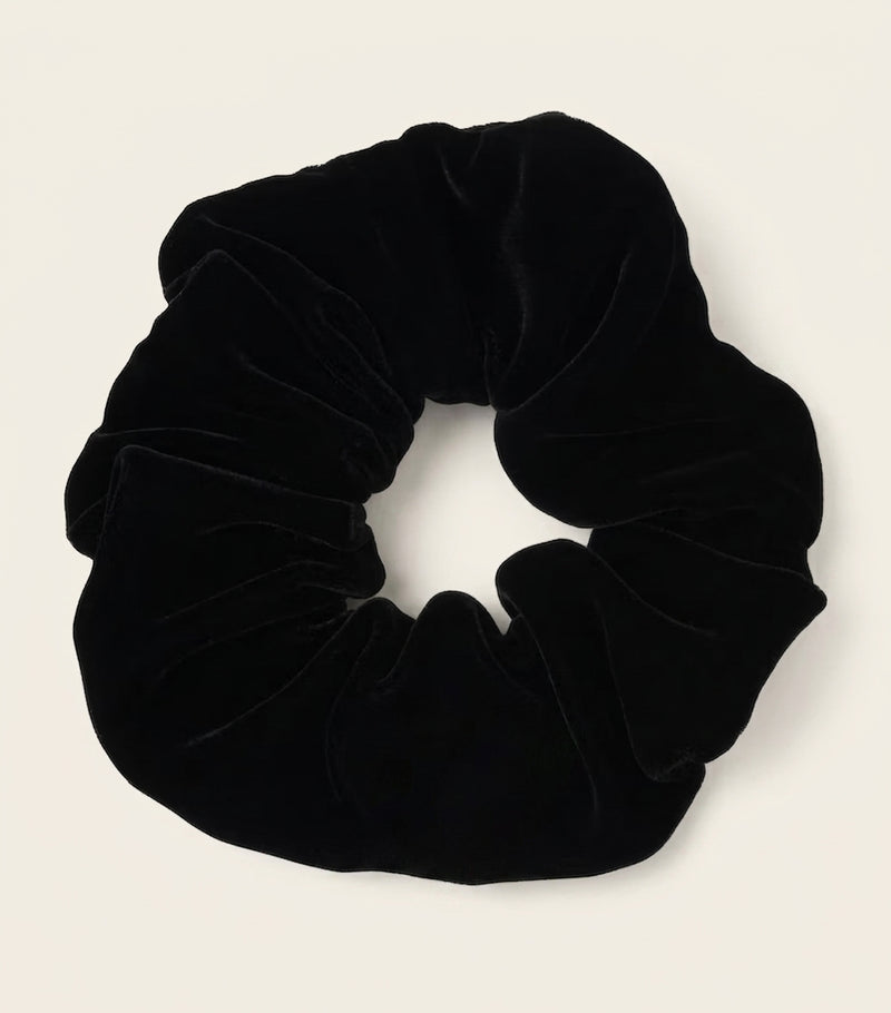 Prada cotton-velvet logo scrunchie, UK version