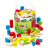 Chad Valley Playsmart Wooden Block Set - 80 Pieces DIY Sainsburys   