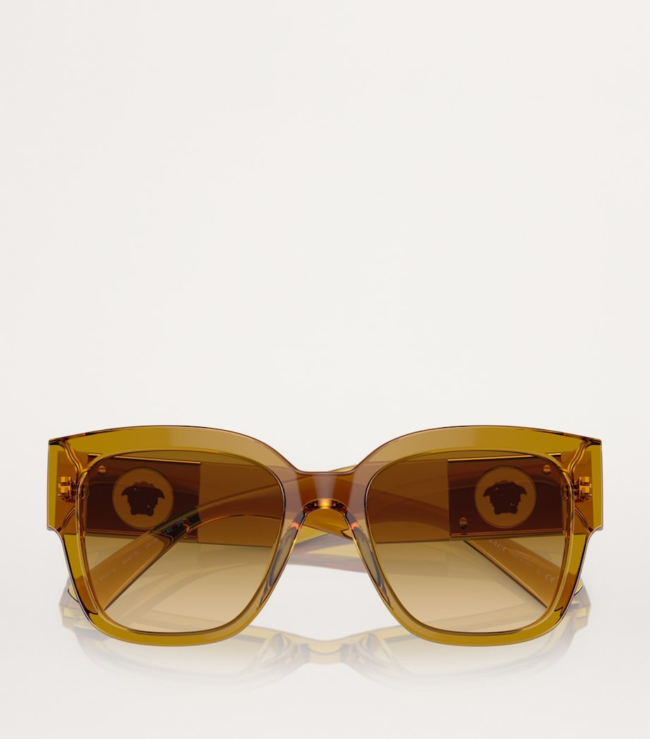 Versace Medusa acetate sunglasses honey-coloured lenses (British brand)