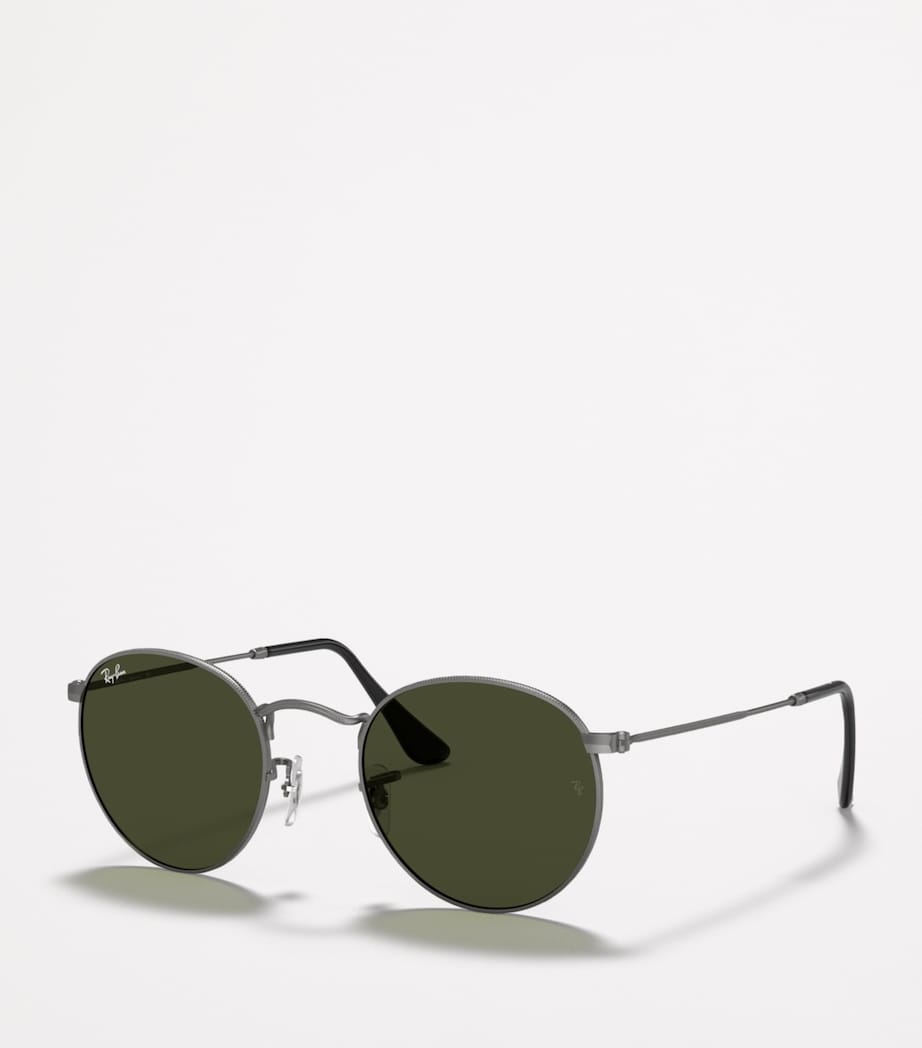 Ray-Ban RB3447 round metal sunglasses (British brand)
