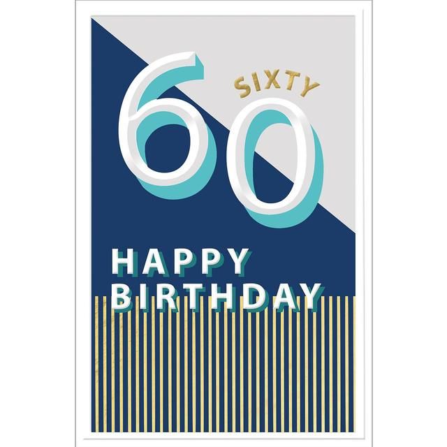 Abacus 60th Birthday Card