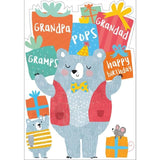 Abacus Grandad- Bear Birthday Card