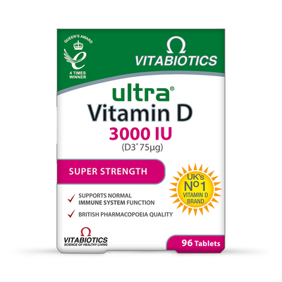 Vitabiotics Ultra Vitamin D 3000IU 96 tabletter