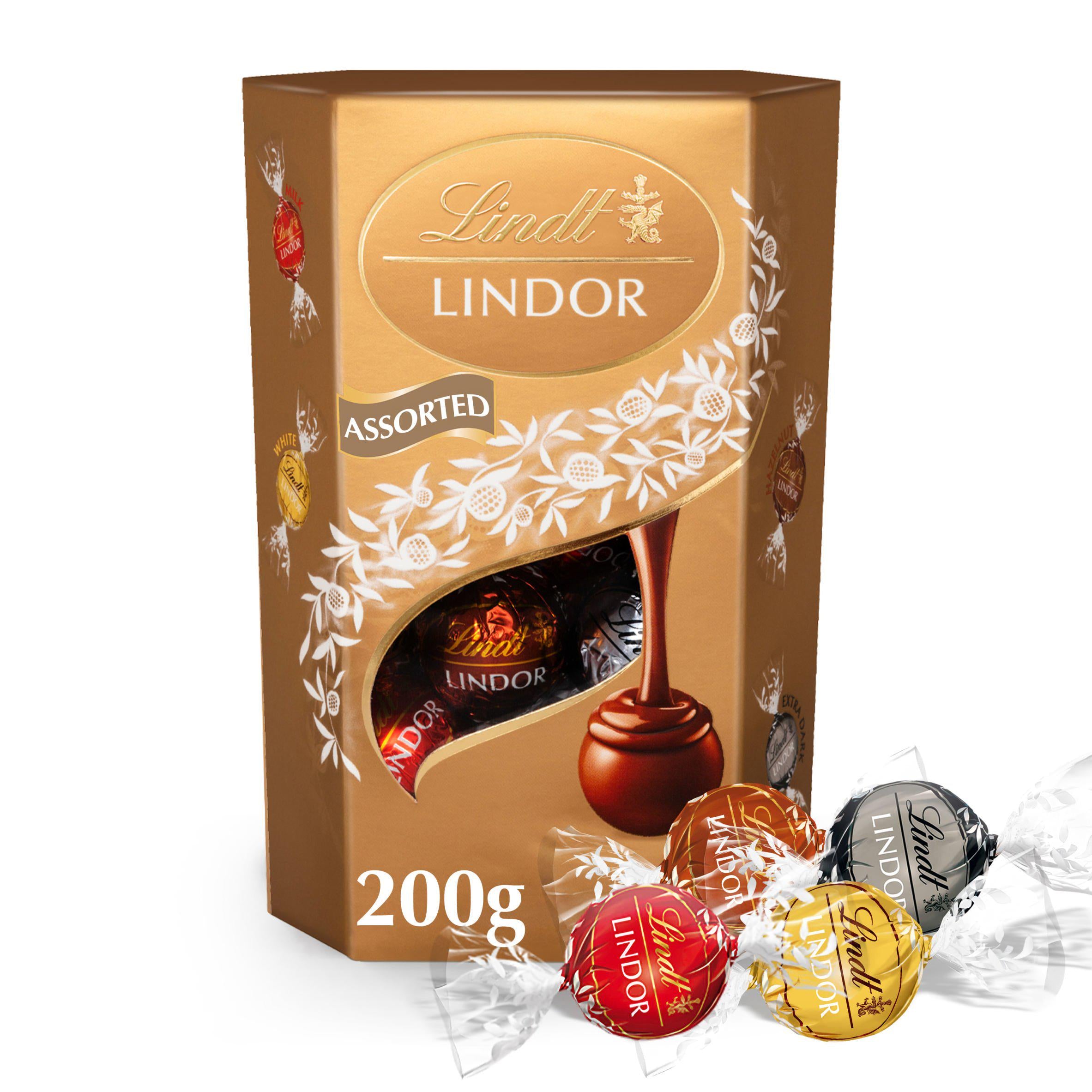 Lindt Lindor Assorted Chocolate Truffles Box 200g GOODS Sainsburys   