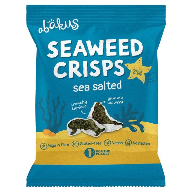 Abakus Foods Seaweed Crisps, Sea Salt