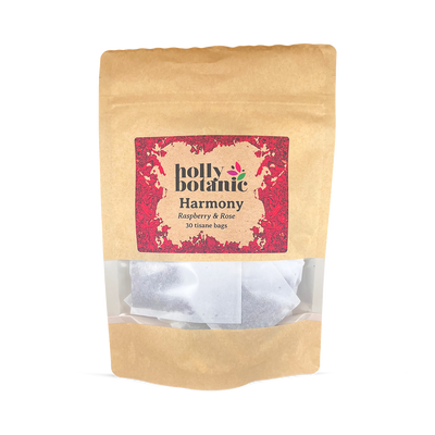 Holland & Barrett Holly Botanic Harmony Tisane Raspberry & Rose 30 Tea Bags- Buy online at McGrocer