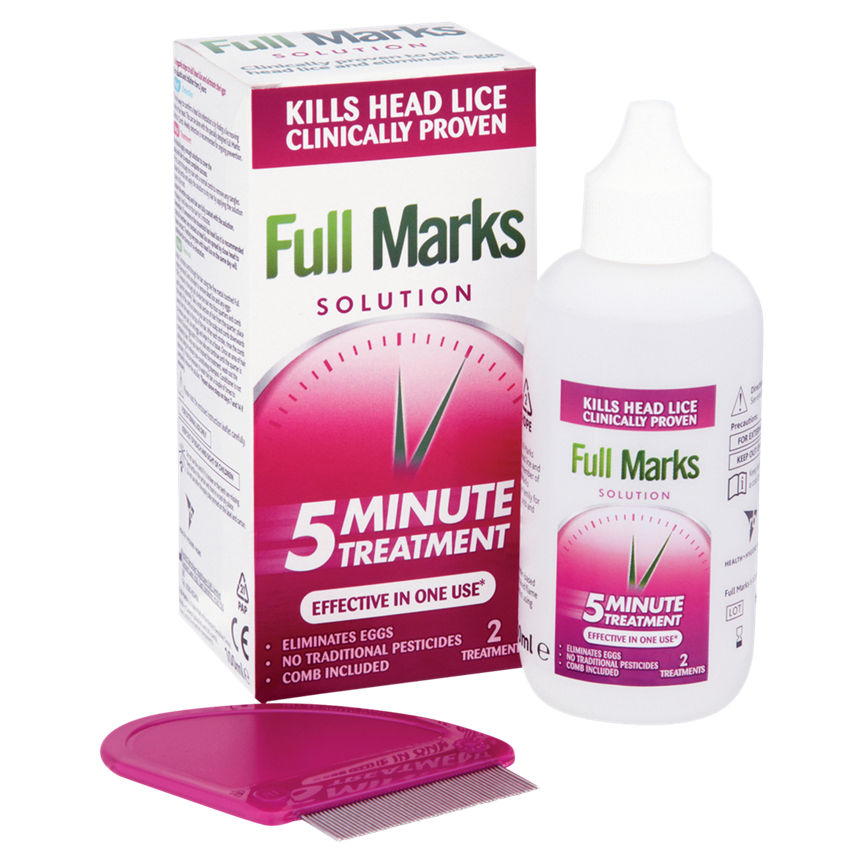 Full Marks Solution Head Lice Treatment GOODS ASDA   