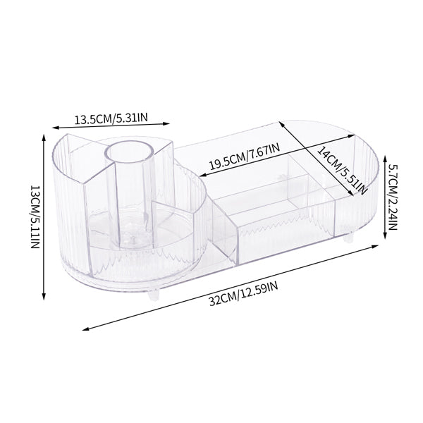 Livingandhome multifunctional tabletop cosmetic organiser, imported from the UK