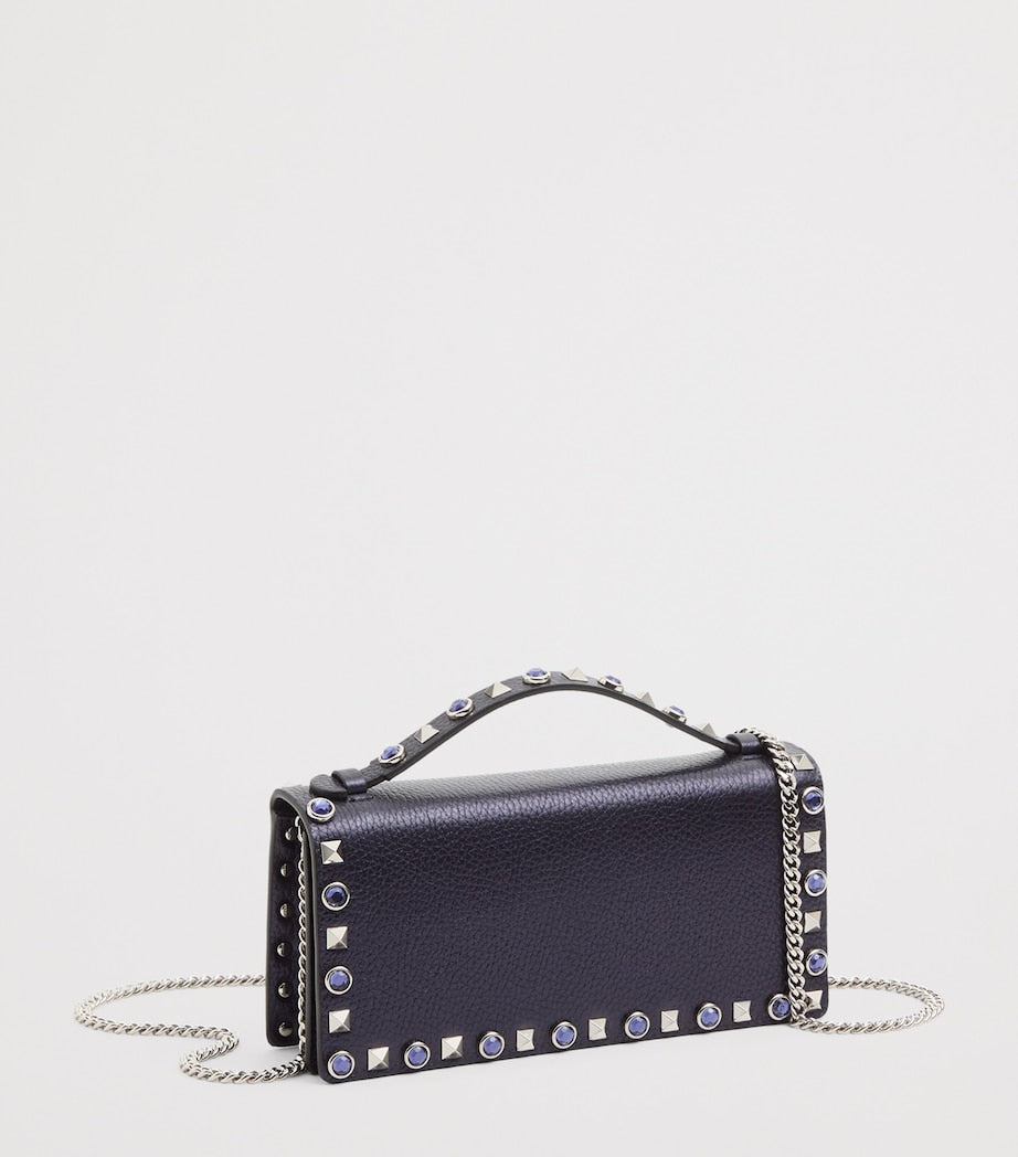 Valentino Garavani Rockstud chain wallet, UK version