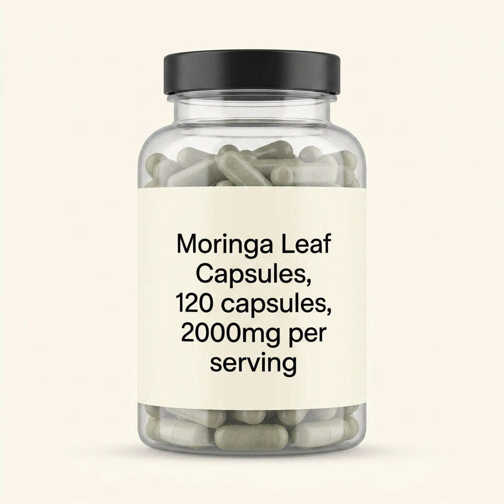 Holland & Barrett moringa capsules 120 count, UK version