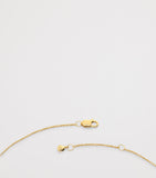 Monica Vinader gold vermeil Aquarius zodiac necklace (British brand)