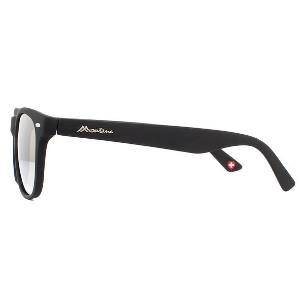 Montana MS10 black mirrored sunglasses (British brand)