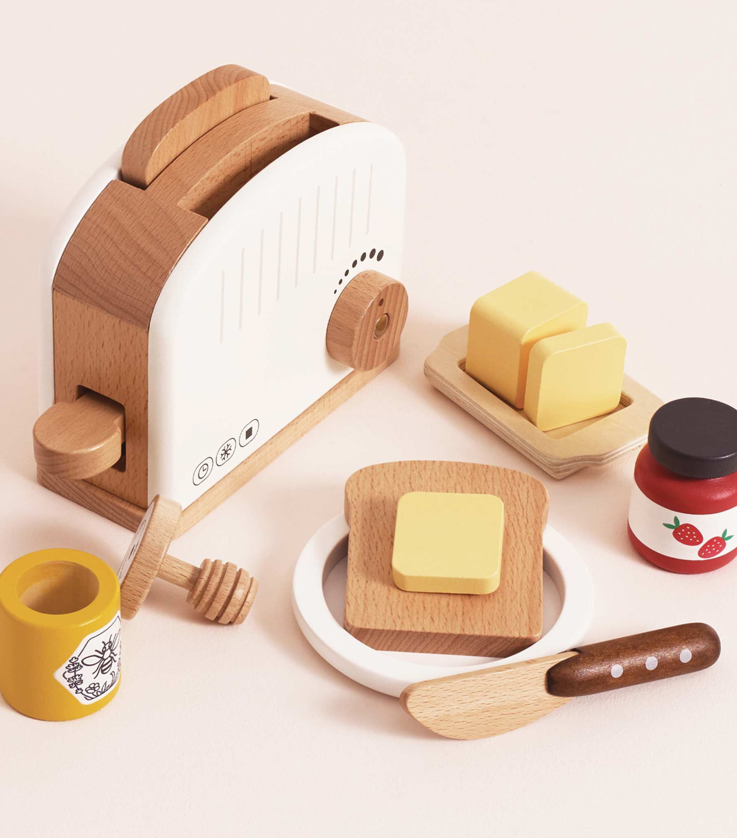 Le Toy Van wooden toaster playset, UK version