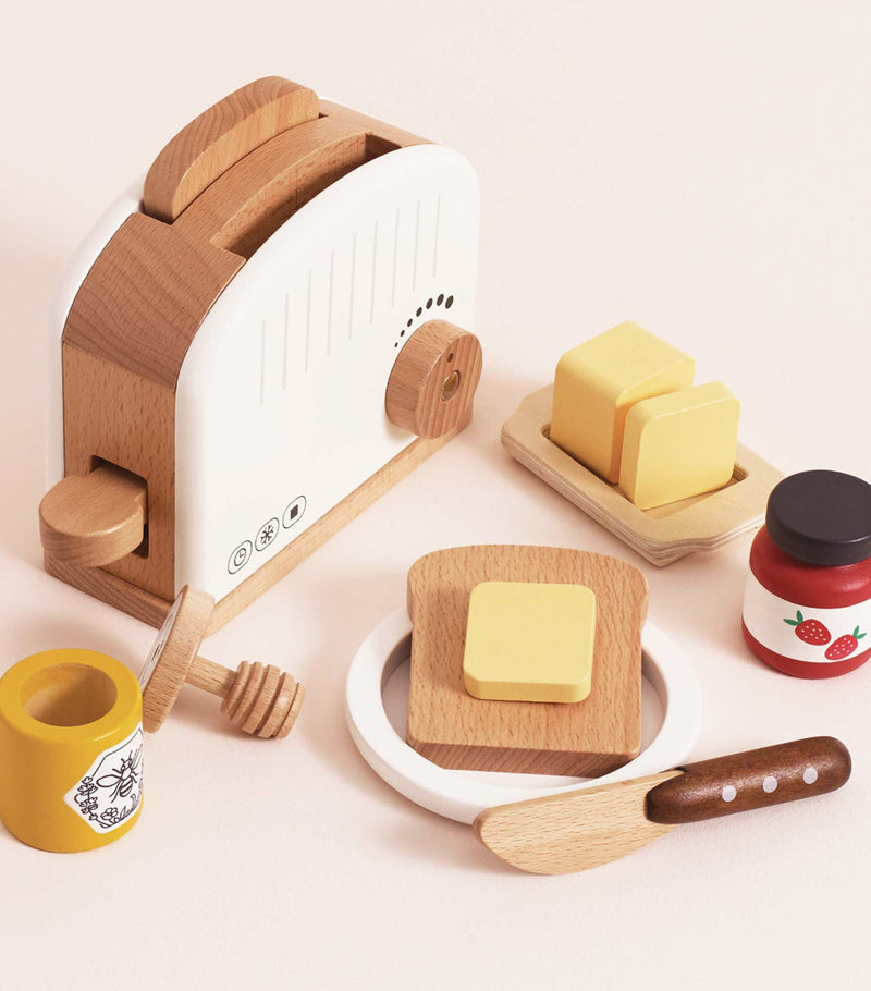 Le Toy Van wooden toaster playset, UK version