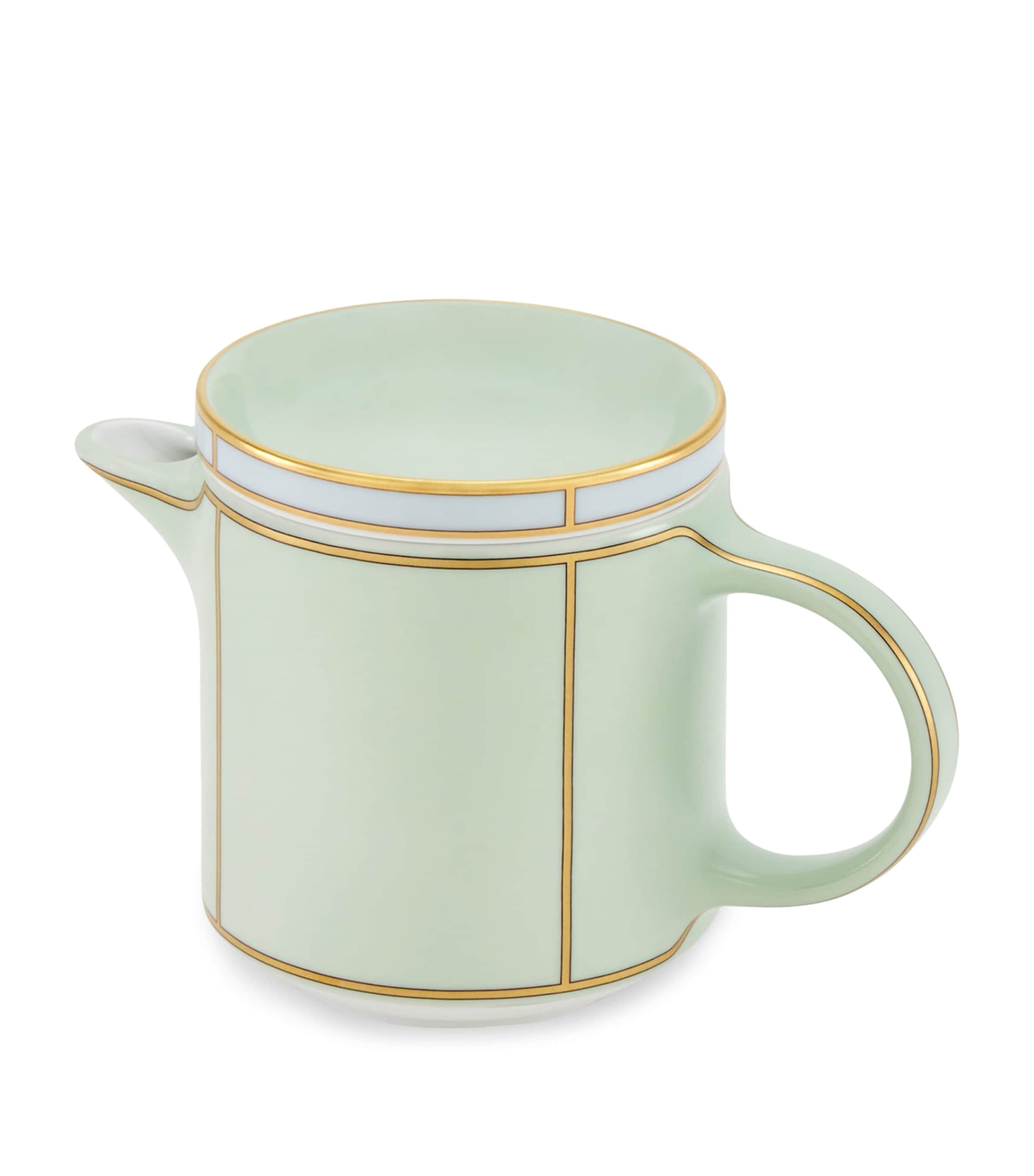 GINORI 1735 porcelain Colonna Diva Verde coffee pot 500ml, UK version