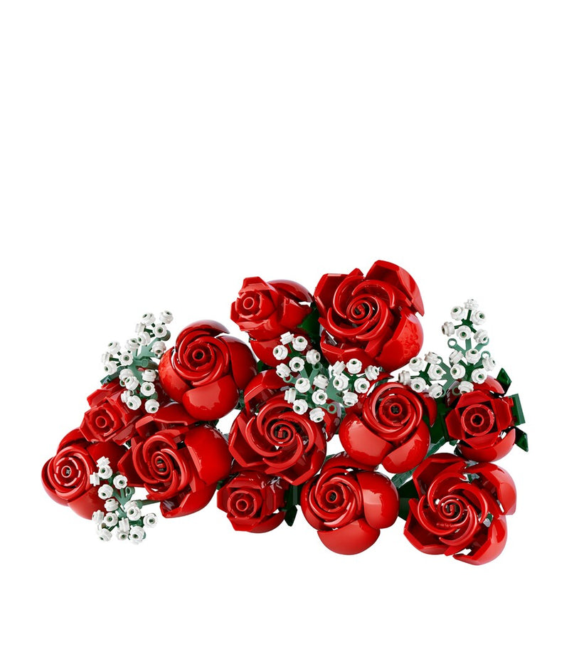 Lego rose bouquet construction set with 822 pieces, UK version