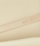 Jimmy Choo Emmie clutch bag with metallic finish, imported from the UK