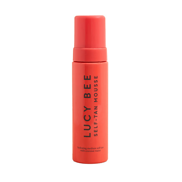Lucy Bee vegan self-tan mousse medium with coconut water 200ml (British brand)