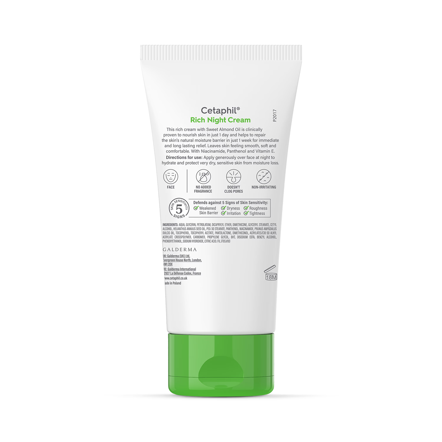 Cetaphil Rich Night Cream 50g - British product