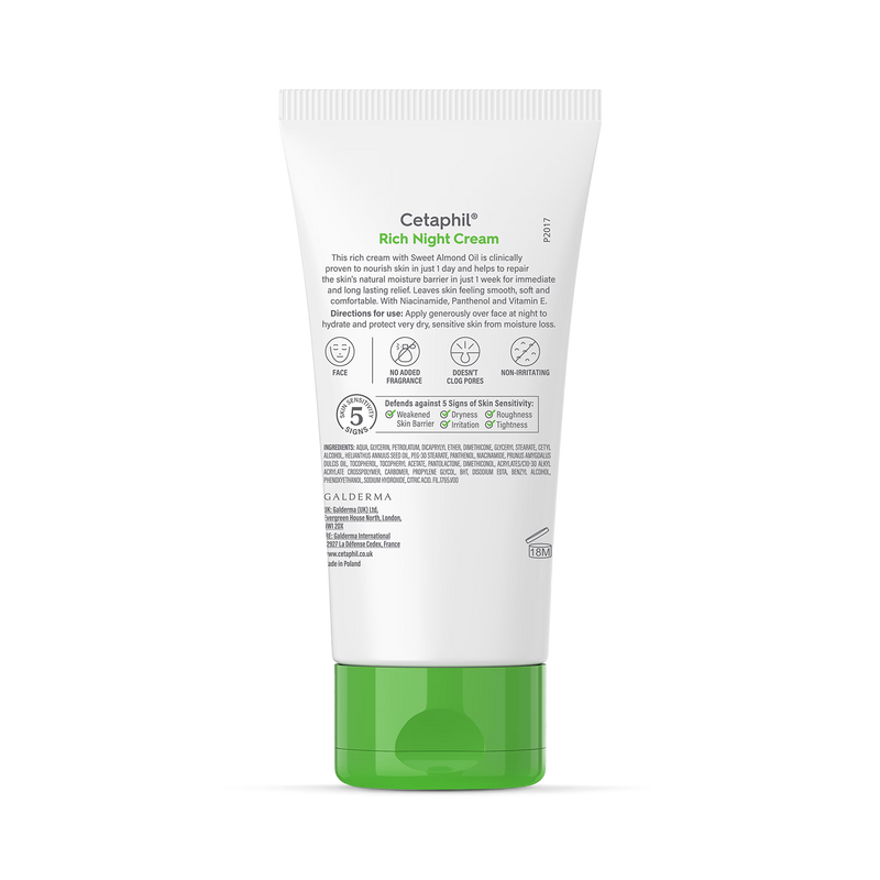 Cetaphil Rich Night Cream 50g - British product