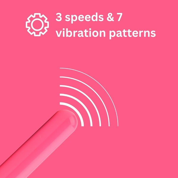 Loving Joy 10 Function Pink Bullet Vibrator (British brand)