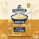 Quaker Oat So Simple Protein Golden Syrup Porridge Sachets Cereal   8 per pack Cereals M&S   