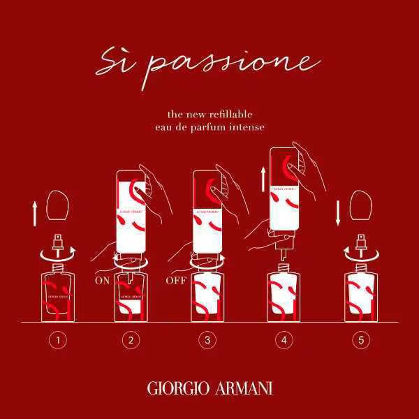 Giorgio Armani Si Passione Intense perfume 50ml, UK version