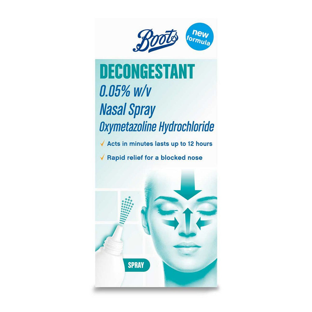 Boots Decongestant 0.05% w/v Nasal Spray 15ml