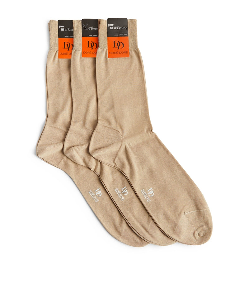 Doré Doré cotton socks, imported from the UK